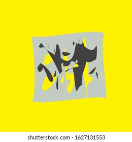Distress Paint Ink Splash Pattern Mud Splats Vector Background