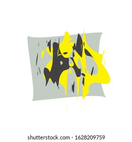Distress Paint Ink Splash Pattern Mud Splats Vector Background