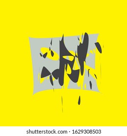 Distress Paint Ink Splash Pattern Mud Splats Vector Background
