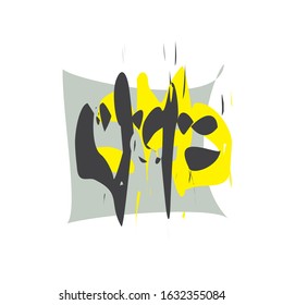 Distress Paint Ink Splash Pattern Mud Splats Vector Background