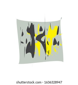 Distress Paint Ink Splash Pattern Mud Splats Vector Background