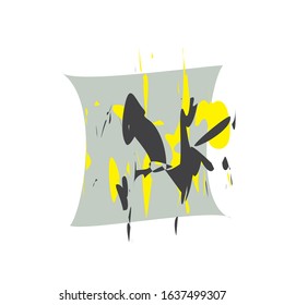 Distress Paint Ink Splash Pattern Mud Splats Vector Background