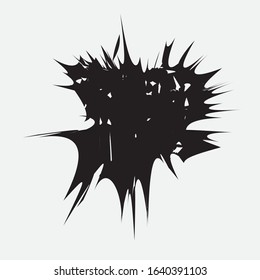Distress Paint Ink Splash Pattern Mud Splats Vector Background
