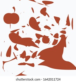 Distress Paint Ink Splash Pattern Mud Splats Vector Background