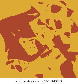 Distress Paint Ink Splash Pattern Mud Splats Vector Background