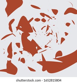 Distress Paint Ink Splash Pattern Mud Splats Vector Background