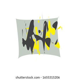 Distress Paint Ink Splash Pattern Mud Splats Vector Background