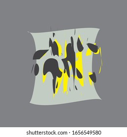 Fondo vectorial de barro del patrón de espoleta de pinturas de socorro