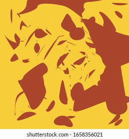 Distress Paint Ink Splash Pattern Mud Splats Vector Background