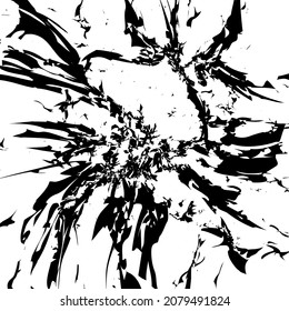 Distress Paint Ink Splash Pattern Mud Splats Vector Background