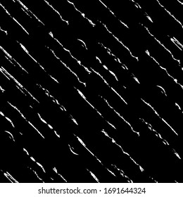Beunruhigend lackierte Textur.Abstraktes nahtloses Muster. diagonale Grunge Linien, gestreifter Hintergrund. Grunge Vektorillustration.