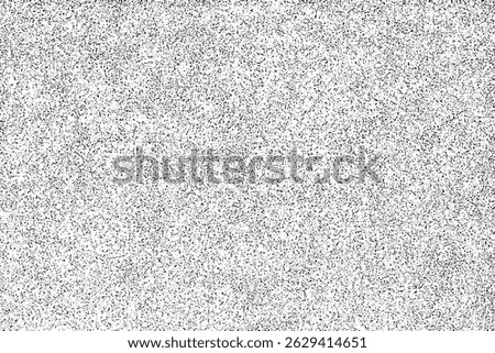 Distress paper background. Texture grunge pattern. Grain, noise, dust. Snow overlay. Black grainy rough texture isolated on white. Sand effect. Vector illustration, EPS 10.