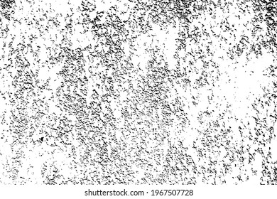 Distress pattern. Abstract grunge texture. Halftone background or overlay effect. Spotted design for vintage effect. Faded grainy backdrop. Perforated gradation brush. Rustic dust texture. Vector