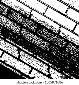 Distress pixelated digital error background. Glitch Grunge Overlay Black diagonal Texture. EPS10 vector.