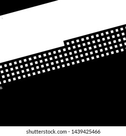 Distress pixelated digital error background. Glitch Grunge Overlay Black diagonal Texture. EPS10 vector.