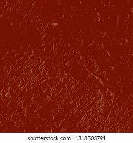 Distress red color texture overlay. Grunge background template. Damaged design element. Grainy basis backdrop. EPS10 vector