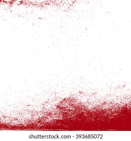 Distress Red Grunge  Texture For Your Design. EPS10 vector.