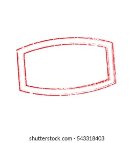 Distress Stamp Red Color. Rectangle grunge stamp. grunge texture. Distressed Element. Vector distressed texture.