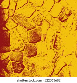 Distress Stone Wall Color Texture For Your Design. EPS10 vector.