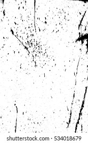 Distress texture overlay. Grunge background template. Damaged design element. Grainy basis backdrop. EPS10 vector.