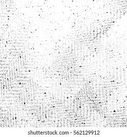 Distress thread texture. Herrinbone patter background. Grunge retro cover. Empty design template. EPS1 vector.