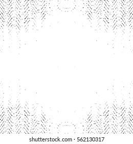Distress thread texture. Herrinbone patter background. Grunge retro cover. Empty design template. EPS1 vector.
