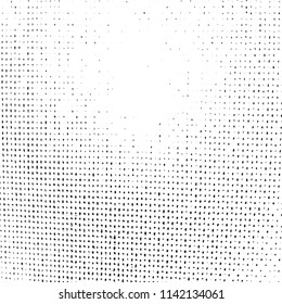 Hilo de presión usado textura.Borra un fondo sucio y áspero. Tapa de algodón negro Shabby. Plantilla de desorden de granos antiguos superpuesta. Fondo del saco de tela. Elemento de diseño obsoleto vacío. Vector EPS10.