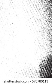 Distress thread used texture. Grunge rough dirty background. Shabby black cotton cover. Overlay aged grany messy template. Cloth linen sack backdrop. Empty aging design element. EPS10 vector.