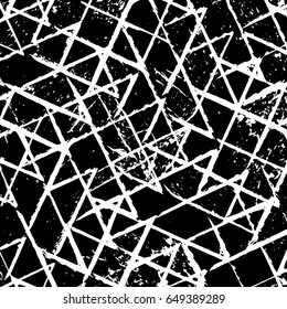 Distress thread used texture. Grunge rough dirty background. Shabby black cotton cover. Overlay aged grany messy template. Cloth linen sack backdrop. Empty aging design element. EPS10 vector.