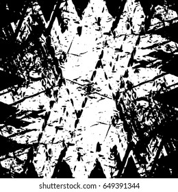 Distress thread used texture. Grunge rough dirty background. Shabby black cotton cover. Overlay aged grany messy template. Cloth linen sack backdrop. Empty aging design element. EPS10 vector.