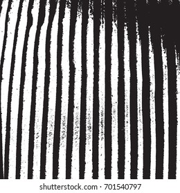 Distress thread used texture. Grunge rough dirty background. Shabby black cotton cover. Overlay aged grany messy template. Cloth linen sack backdrop. Empty aging design element. EPS10 vector.