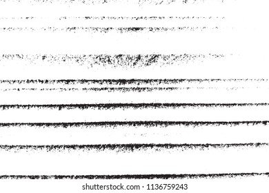 Distress urban used texture. Grunge rough dirty background. Brushed black paint cover. Overlay aged grainy messy template. Renovate wall scratched backdrop. Empty aging design element. EPS10 vector.