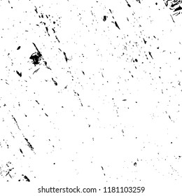 Distress urban used texture. Grunge rough dirty background. Brushed black paint cover. Overlay aged grainy messy template. Renovate wall frame grimy backdrop. Empty aging design element. EPS10 vector.