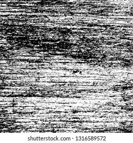 Distress urban used texture. Grunge rough dirty background. Brushed black paint cover. Overlay aged grainy messy template. Renovate wall frame grimy backdrop. Empty aging design element. EPS10 vector.