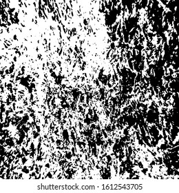 Distress urban used texture. Grunge rough dirty background. Brushed black paint cover. Overlay aged grainy messy template. Renovate wall scratched backdrop. Empty aging design element. EPS10 vector