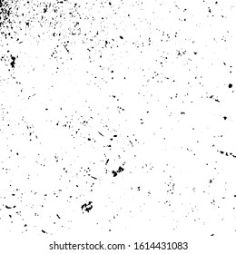 Distress urban used texture. Grunge rough dirty background. Brushed black paint cover. Overlay aged grainy messy template. Renovate wall scratched backdrop. Empty aging design element. EPS10 vector