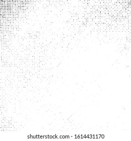 Distress urban used texture. Grunge rough dirty background. Brushed black paint cover. Overlay aged grainy messy template. Renovate wall scratched backdrop. Empty aging design element. EPS10 vector.