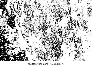 Distress urban used texture. Grunge rough dirty background. Brushed black paint cover. Overlay aged grainy messy template. Renovate wall scratched backdrop. Empty aging design element. EPS10 vector.