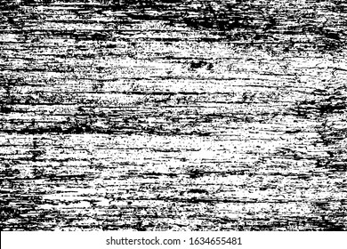 Distress urban used texture. Grunge rough dirty background. Brushed black paint cover. Overlay aged grainy messy template. Renovate wall scratched backdrop. Empty aging design element. EPS10 vector.