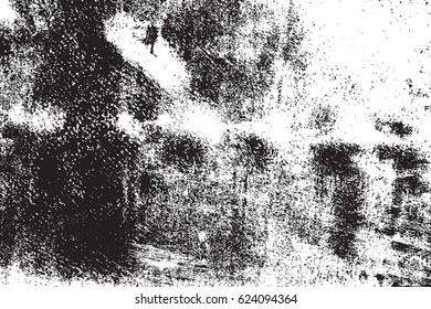 Distress urban used texture. Grunge rough dirty background. Brushed black paint cover. Overlay aged grainy messy template. Renovate wall frame grimy backdrop. Empty aging design element. EPS10 vector.