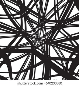 Distress urban used texture. Grunge rough dirty background. Brushed black paint cover. Overlay aged grainy messy template. Renovate wall grimy backdrop. Empty aging design element. EPS10 vector.