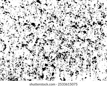 Distress vector black and white texture. Isolated grunge background. Vector abstract illustration