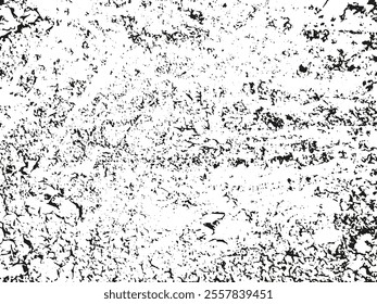 Distress vector black and white texture. Isolated grunge background. Vector abstract illustration