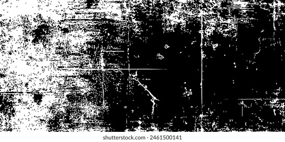 Distress vector old black grunge scratch metal background. Rust black rust overlay crack dirt rusty grunge pattern