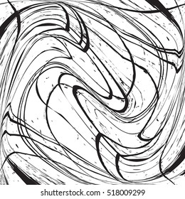 Distress wavy line overlay texture for your design. EPS10 vector. 