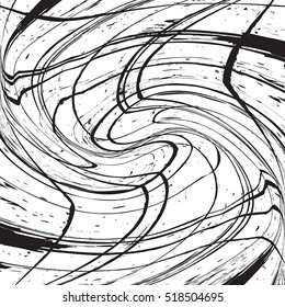 Distress wavy line overlay texture for your design. EPS10 vector. 