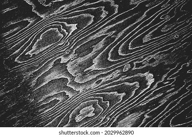Distress wooden planks texture. Black and white grunge background. EPS8 vector illustration