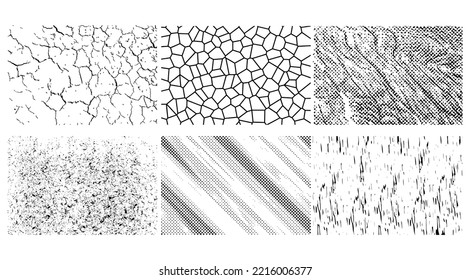 Vector gráfico de conjunto de fondo abstracto perturbado 