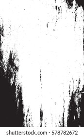 Distressed abstract border Overlay texture with dark corners. Grunge creative frame cover background. Empty urban design template for aging your images. Messy, dirty edges backdrop. EPS10 vector.