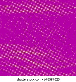 Distressed abstract dotted retro style comic background. Vector illustration